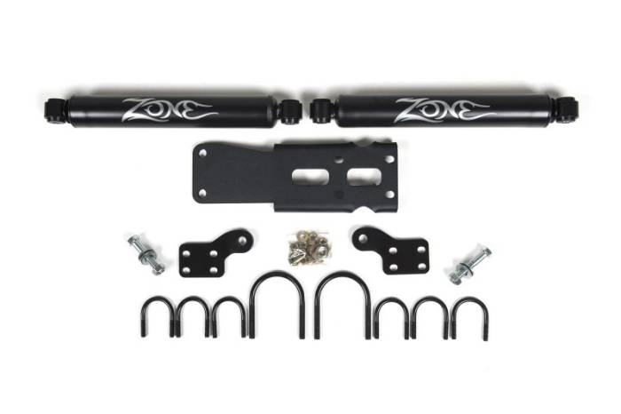 Zone Offroad - Zone Offroad 07-18 Jeep Wrangler JK Dual Steering Stabilizer Kit - ZON7450