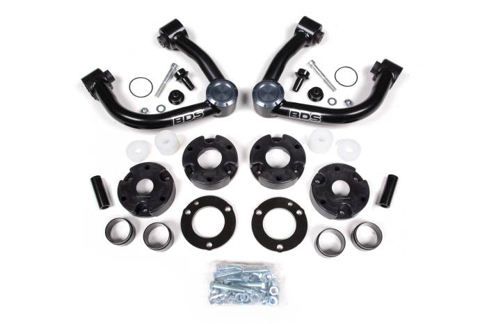 BDS Suspension - BDS Suspension 2021-2025 Ford Bronco 4 Door 3.5" Suspension Lift Kit, 3" Rear, Spacer (Badlands - BDS023350