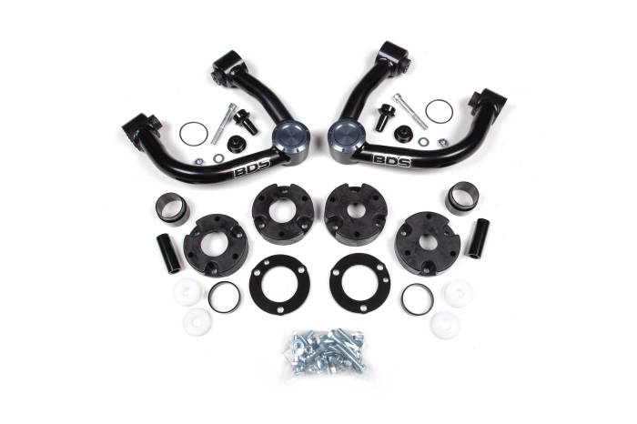BDS Suspension - BDS Suspension 2021-2025 Ford Bronco 2&4 Door 4" Suspension Lift Kit, 3" Rear, Spacer (Base Sho - BDS023410