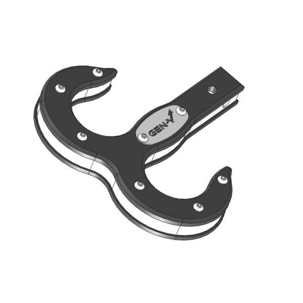 Gen-Y Hitch - Gen-Y Hitch 2" Tow Hook/Hitch Step - GH-0069