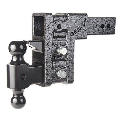 Gen-Y Hitch - Gen-Y Mega Duty 2.5in Shank 6in Drop 3.5K TW 32K Hitch w/GH-0161 Dual-Ball/Pintle Lock - GH-1623