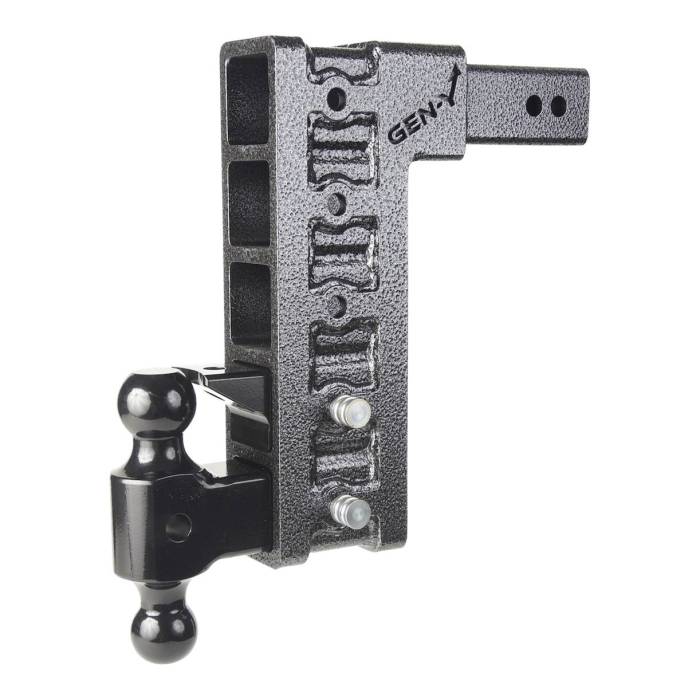 Gen-Y Hitch - Gen-Y Mega Duty 3in Shank 12in Drop 3.5K TW 32K Hitch w/GH-0161 Dual-Ball/GH-0162 Pintle Lock - GH-1725