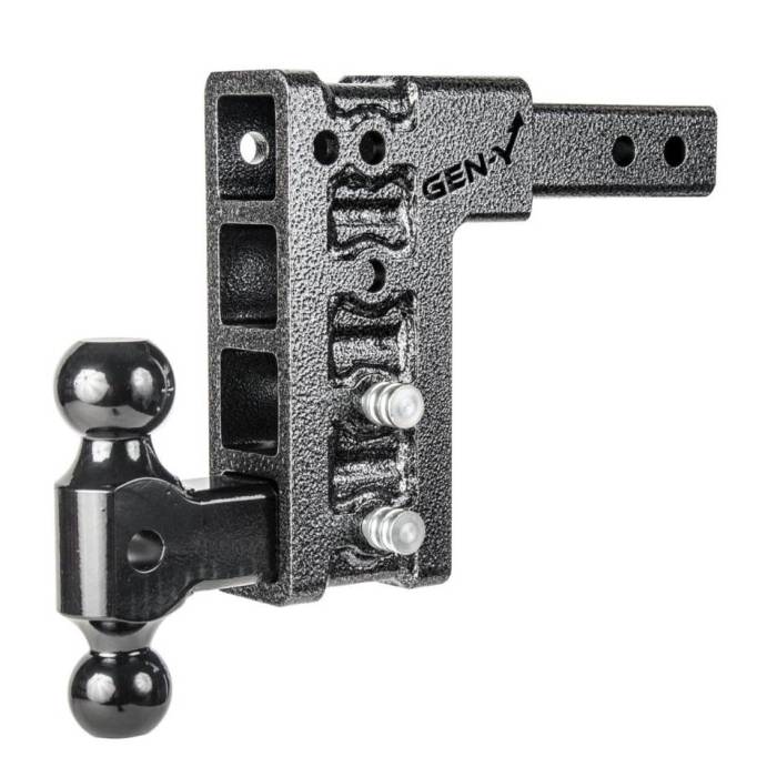 Gen-Y Hitch - Gen-Y Mega Duty 2in Shank 7.5in Drop 1.5K TW 10K Hitch w/GH-031 Dual-Ball - GH-314
