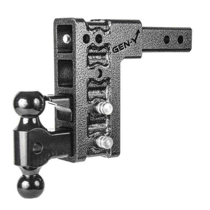 Gen-Y Hitch - Gen-Y Mega Duty 2in Shank 7.5in Drop 1.5K TW 10K Hitch w/GH-031 Dual-Ball/GH-032 Pintle Lock - GH-324