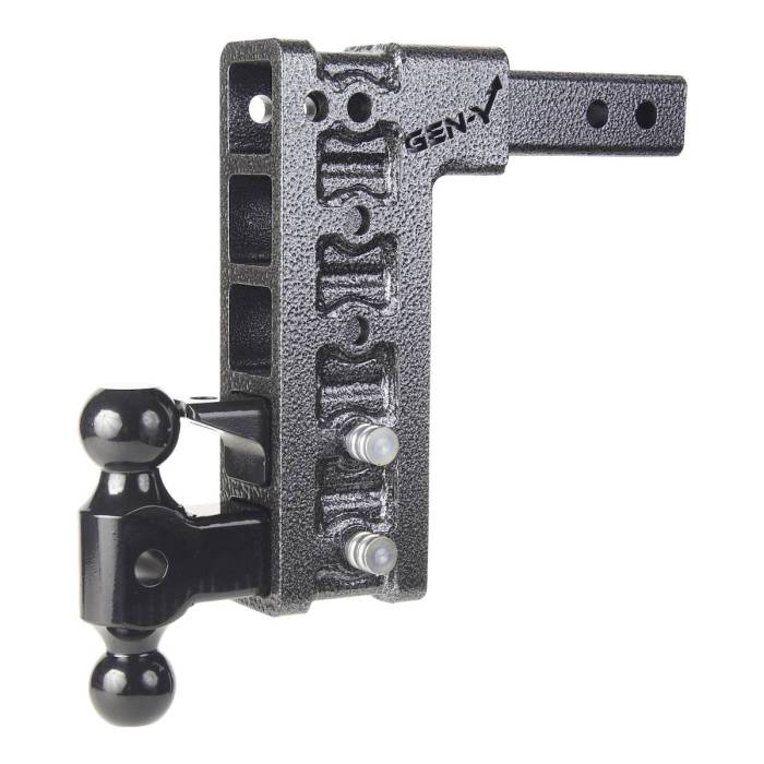 Gen-Y Hitch - Gen-Y Mega Duty 2in Shank 10in Drop 1.5K TW 10K Hitch w/GH-031 Dual-Ball/GH-032 Pintle Lock - GH-325