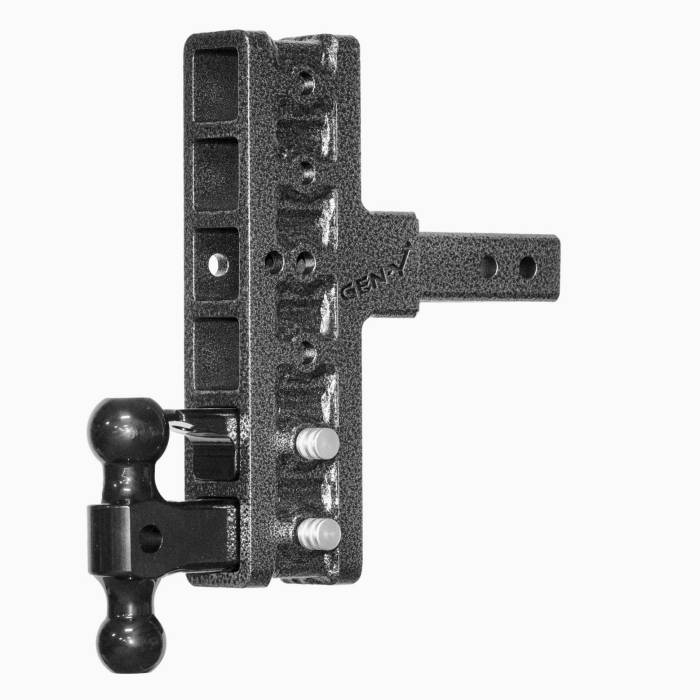Gen-Y Hitch - Gen-Y Mega Duty 2in Shank 7.5in Offset Drop 10K Hitch w/GH-031 Dual-Ball/GH-032 Pintle Lock - GH-426