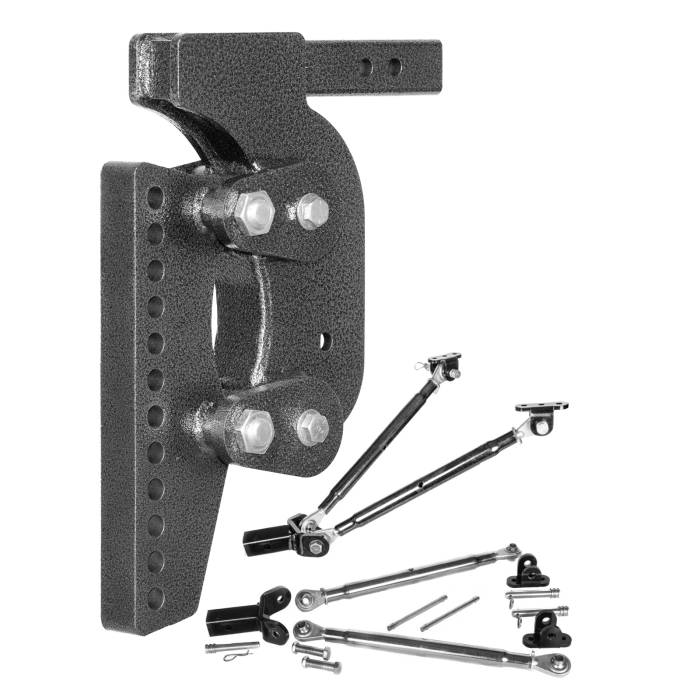 Gen-Y Hitch - Gen-Y The Boss Torsion-Flex 2.5in Weight Distribution Shank 17.5in Drop 21K Hitch w/Stabilizer Kit - GH-1503