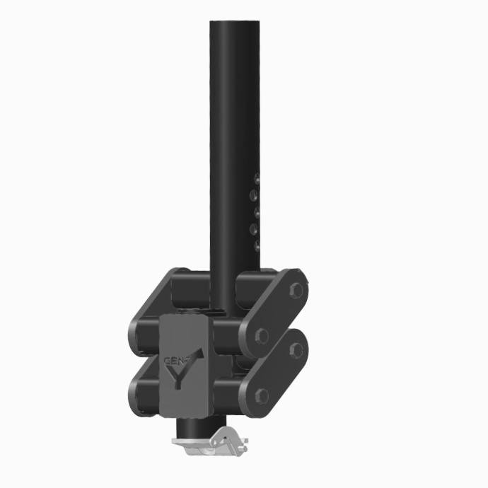 Gen-Y Hitch - Gen-Y Hitch Gooseneck Torsion Suspension Coupler 4" Round & Square - GH-7060