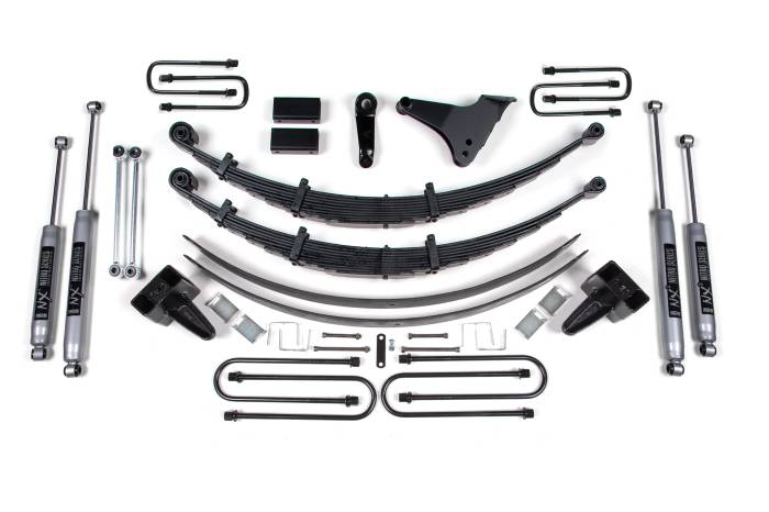 BDS Suspension - BDS Suspension 99-04 F250/350 Curved 6/4.5 w/Overload K - BDS1301FS