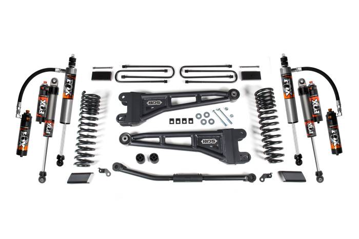 BDS Suspension - BDS Suspension 2023-2025 Ford F450 2.5"  Radius Arm Suspension Lift Kit, 1"  rear Block - 2.0 I - BDS1306FS