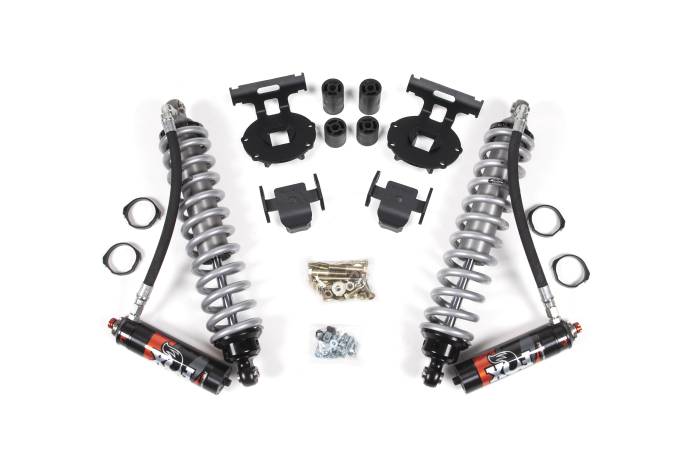 BDS Suspension - BDS Suspension 2017-2019 Ford F250/F350 4wd 4" Radius Arm Suspension Lift Kit, 2" Rear, Block,  - BDS1517FPE