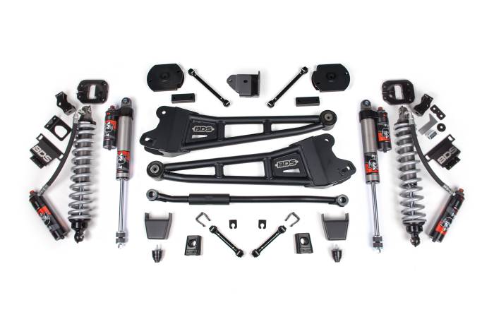 BDS Suspension - BDS Suspension 2014-2018/ 2025 Ram 2500 4wd 3" Radius Arm Suspension Lift Kit, 1.25" Rear, Coil - BDS1624PESB