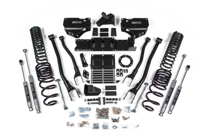 BDS Suspension - BDS Suspension 2019-2024 Ram 2500 4" 4-Link Gas - Rear Coil Springs - NX2 Shocks - BDS1675H