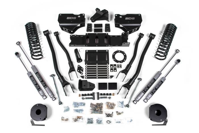 BDS Suspension - BDS Suspension 2019-2024 Ram 2500 4" 4-Link Diesel - Rear AirRide - NX2 Shocks - BDS1715H
