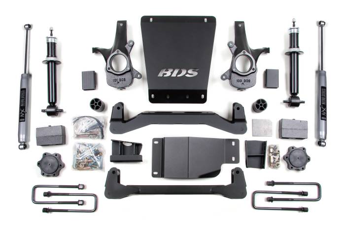 BDS Suspension - BDS Suspension 07-13 K1500 Silver HC 6/5.5 Block AAL - BDS176H