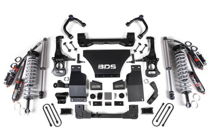 BDS Suspension - BDS Suspension 2025 Chevy TB/GMC AT4 1500 4wd 2.5" Suspension Lift Kit, V8 Gas, 1" Rear, Block  - BDS1855PSS