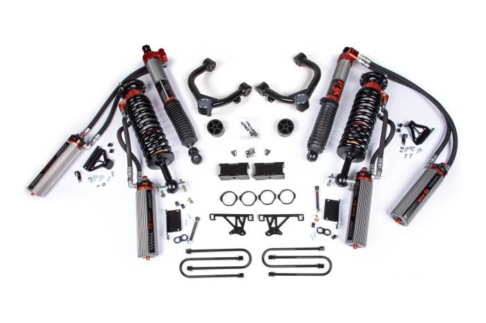 BDS Suspension - BDS Suspension 2025 Chevy TB/GMC AT4 1500 4wd 1.0" Suspension Lift Kit, 0.5" Rear, Block - Fox  - BDS1858FRS