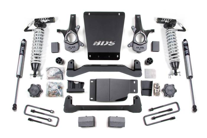 BDS Suspension - BDS Suspension X - 07-13 K1500 4/4 w/Leafs - Fox 2.5 C/O - BDS185FDSC