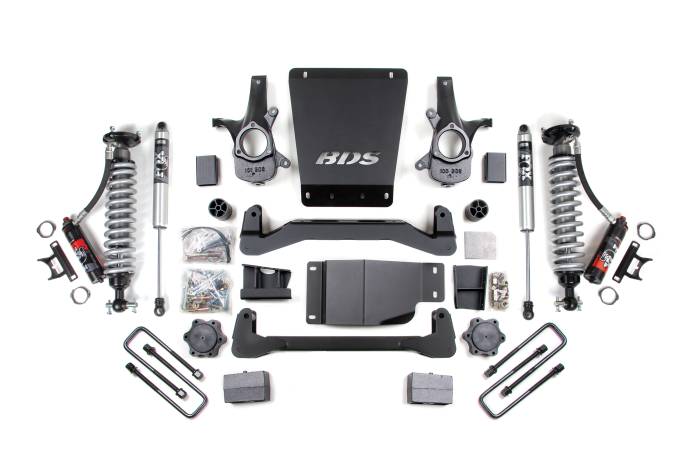 BDS Suspension - BDS Suspension 2007-2013 GM 1500 4wd 4" Suspension Lift Kit, 3.5" Rear, Leaf Spring - 2.5 PES C - BDS185PES