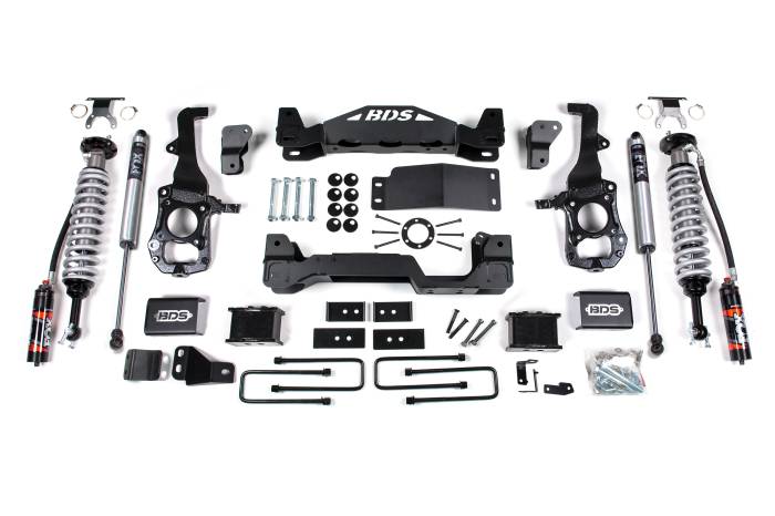 BDS Suspension - BDS Suspension 2021-2024 Ford F150 4wd 6" Suspension Lift Kit, 4" Rear Lift, Blo2021-2022 Ford  - BDS1900FPE