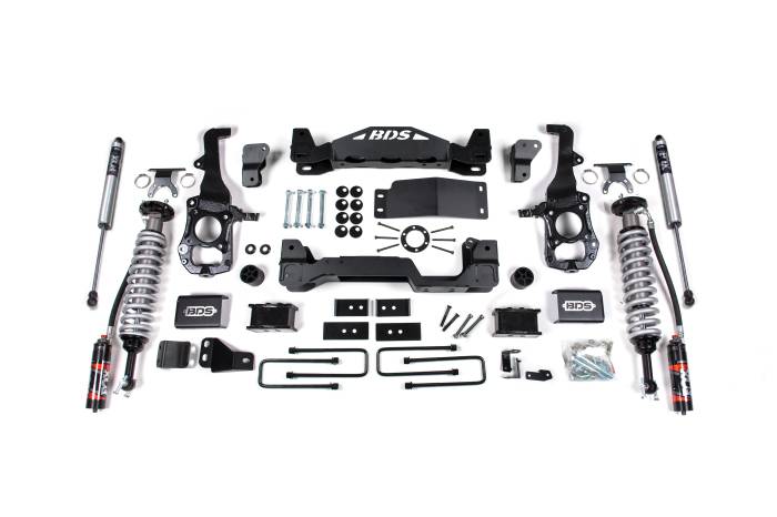 BDS Suspension - BDS Suspension 2021-2025 Ford F150 4wd, 4" Suspension Lift Kit, 2" Rear Lift, Block - Fox 2.5 P - BDS1903FPE