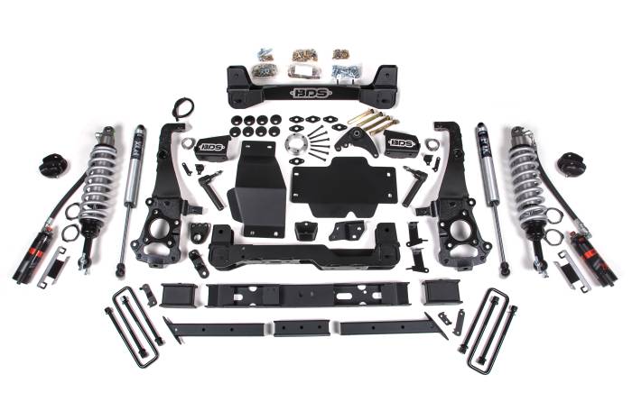 BDS Suspension - BDS Suspension 2020-2023 Ford Ranger 6" Suspension Lift Kit, 3-5/8" Rear Lift, Block, Steel Knu - BDS1907FDSC
