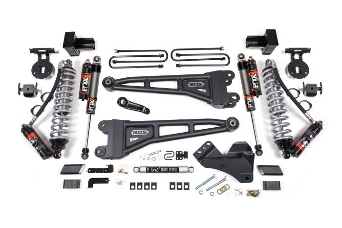 BDS Suspension - BDS Suspension 2023-2024 Ford F350 DRW 4WD 5" Radius Arm Suspension Lift Kit, 3" Rear, Block, D - BDS2261PES