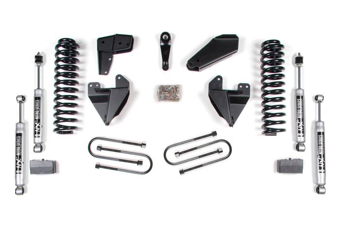 BDS Suspension - BDS Suspension 1980-1996 Ford F100/150 Standard Cab 4" Front/2" Rear Spring Kit - BDS500H