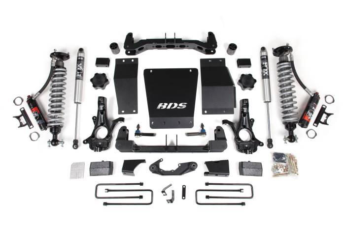 BDS Suspension - BDS Suspension 2014-2018 GM 1500 4wd 4" Suspension Lift Kit, Alum/Stamped, 2" Rear, Block - 2.5 - BDS713PES