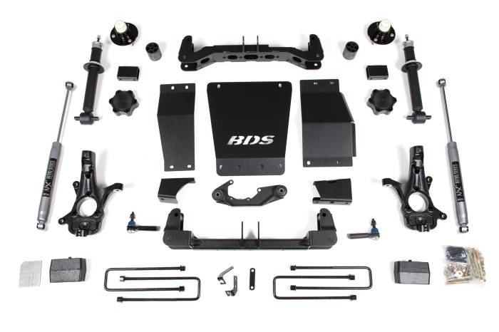 BDS Suspension - BDS Suspension 14-18 GM 1500 4wd 4"w/Spring Cast Steel - BDS715FS
