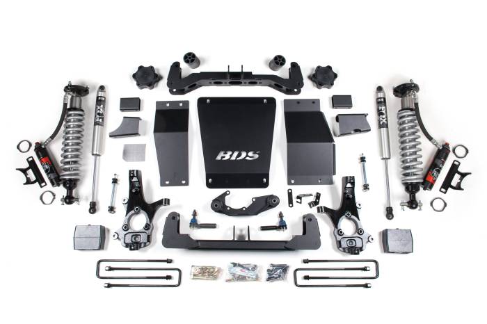 BDS Suspension - BDS Suspension 2014-2018 GM 1500 4wd 6" Suspension Lift Kit, Alum/Stamped, 3.5" Rear, Leaf Spri - BDS718PES