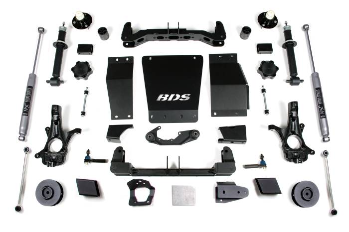 BDS Suspension - BDS Suspension 15-18 GM1500 SUV 4" -Alum/Steel UCA - BDS734FS