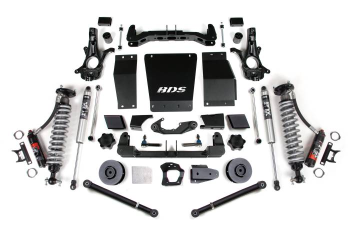 BDS Suspension - BDS Suspension 2015-2019 GM SUV 4wd 4" Suspension Lift Kit, Alum/Stamped, 3" Rear, Coil Spring  - BDS734PSS