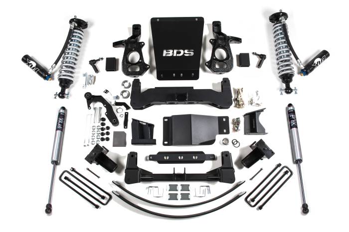 BDS Suspension - BDS Suspension 2014-2018 GM 1500 4WD 8" Suspension Lift Kit, 6" rear Block - 2.5 Series DSC Fro - BDS744FDSC