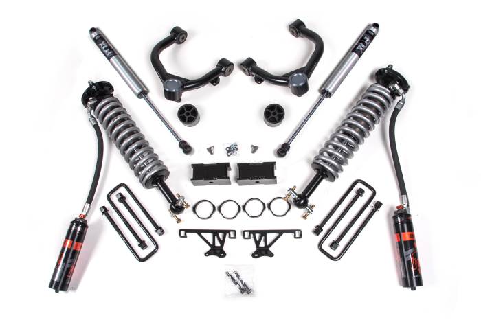 BDS Suspension - BDS Suspension 2019-2024 Chevy/GMC 1500 1.5" Performance 2.5 Coilover Kit, 2.0 Rear Shock, TB / - BDS773FDSC