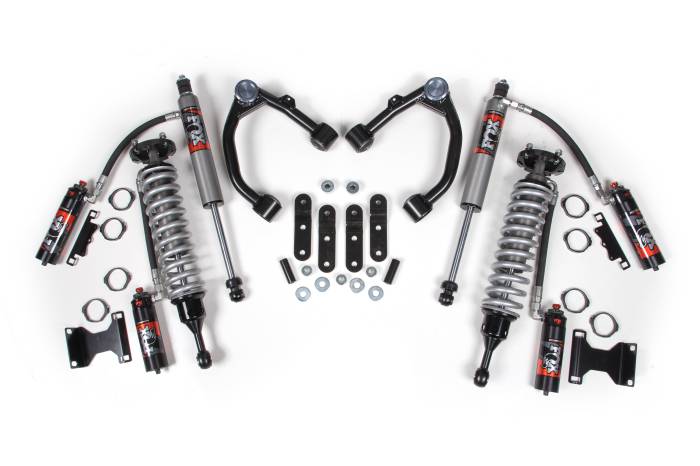 BDS Suspension - BDS Suspension 2007-2021 Toyota Tundra 3" Suspension System, 1" Rear Shackle, Fox 2.5 PES C/O,  - BDS824FPE
