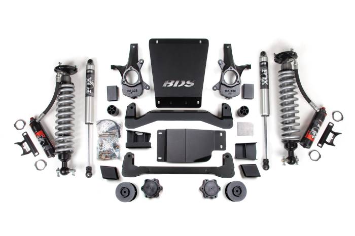 BDS Suspension - BDS Suspension 2007-2014 GM SUV 4wd 4" Suspension Lift Kit, 3" Rear, Coil Spring Spacer - 2.5 P - BDS900PSS