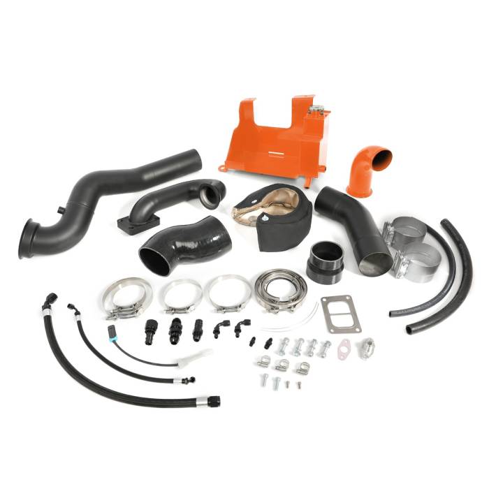 HSP Diesel - HSP Add a Turbo Kit - No Turbo for 2013-2017 Dodge / Ram Cummins 4th Gen M&M Orange