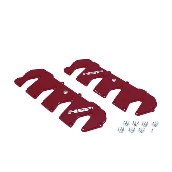 HSP Diesel - HSP 2011-2016 Chevrolet / GMC Billet Valve Covers Illusion Cherry