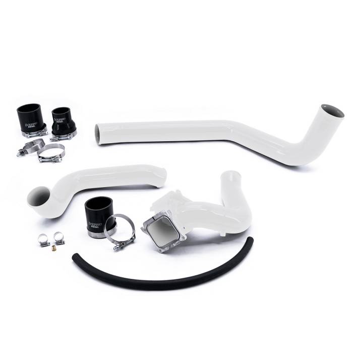 HSP Diesel - HSP 2004.5-2005 Chevrolet / GMC Intercooler Charge Pipe Bundle Polar White