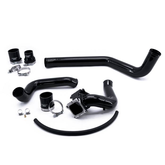 HSP Diesel - HSP 2004.5-2005 Chevrolet / GMC Intercooler Charge Pipe Bundle Ink Black