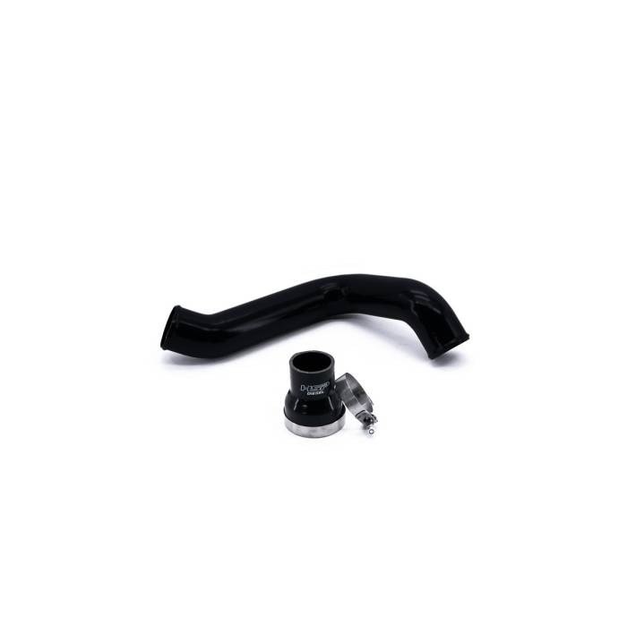 HSP Diesel - HSP 2004.5-2005 Chevrolet / GMC HSP Cold Side Tube to Factory Bridge Silk Satin Black