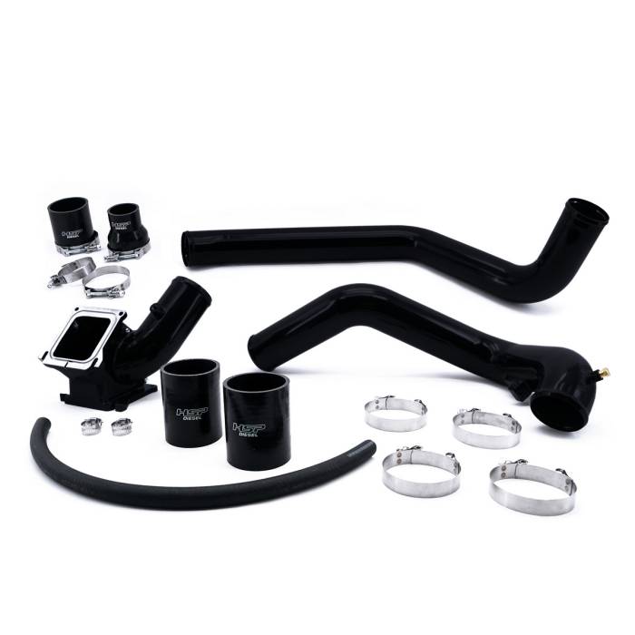 HSP Diesel - HSP 2006-2010 Chevrolet / GMC Intercooler Charge Pipe Bundle Silk Satin Black