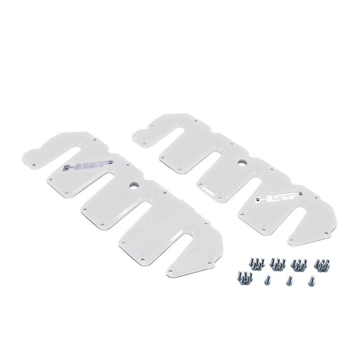 HSP Diesel - HSP 2004.5-2010 Chevrolet / GMC Billet Valve Covers Polar White