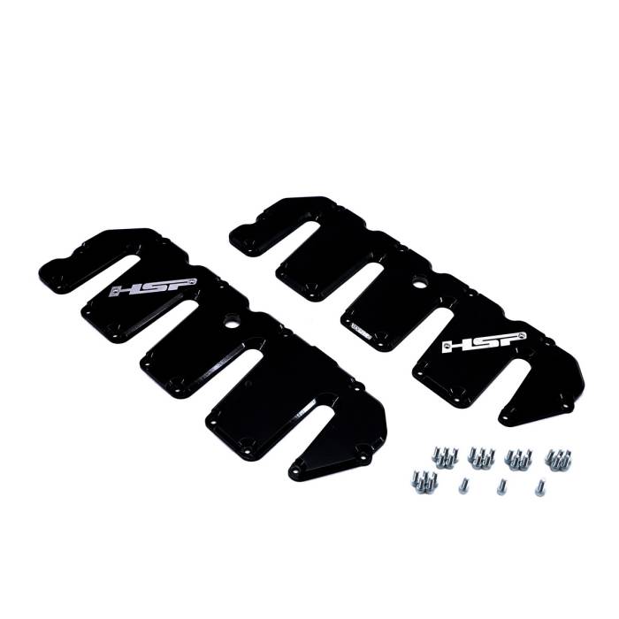 HSP Diesel - HSP 2004.5-2010 Chevrolet / GMC Billet Valve Covers Ink Black