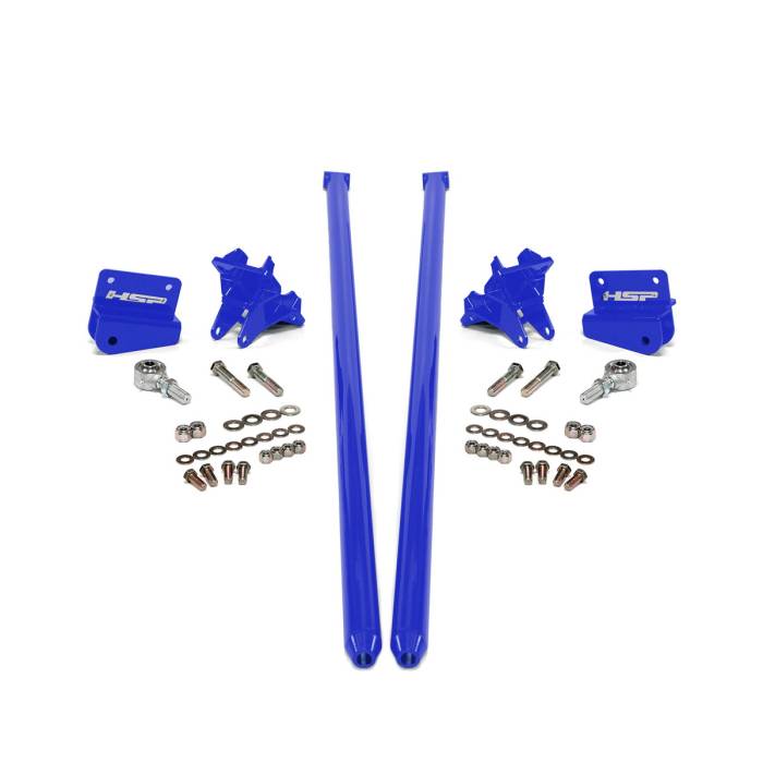HSP Diesel - HSP 2001-2010 Chevrolet / GMC 58 inch Bolt On Traction Bars 3.5 inch Axle Diameter Illusion Blueberry