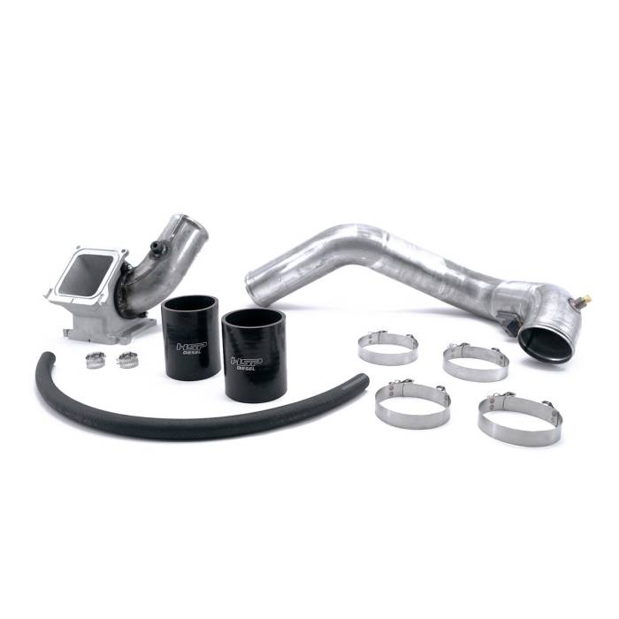 HSP Diesel - HSP 2006-2010 Chevrolet / GMC Max Flow Bridge and Cold Side Tube Behind Alt Raw