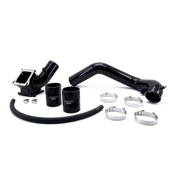 HSP Diesel - HSP 2006-2010 Chevrolet / GMC Max Flow Bridge and Cold Side Tube Behind Alt Ink Black