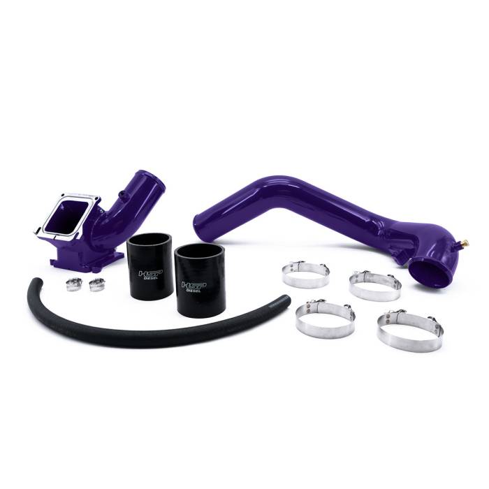 HSP Diesel - HSP 2006-2010 Chevrolet / GMC Max Flow Bridge and Cold Side Tube Behind Alt Illusion Purple