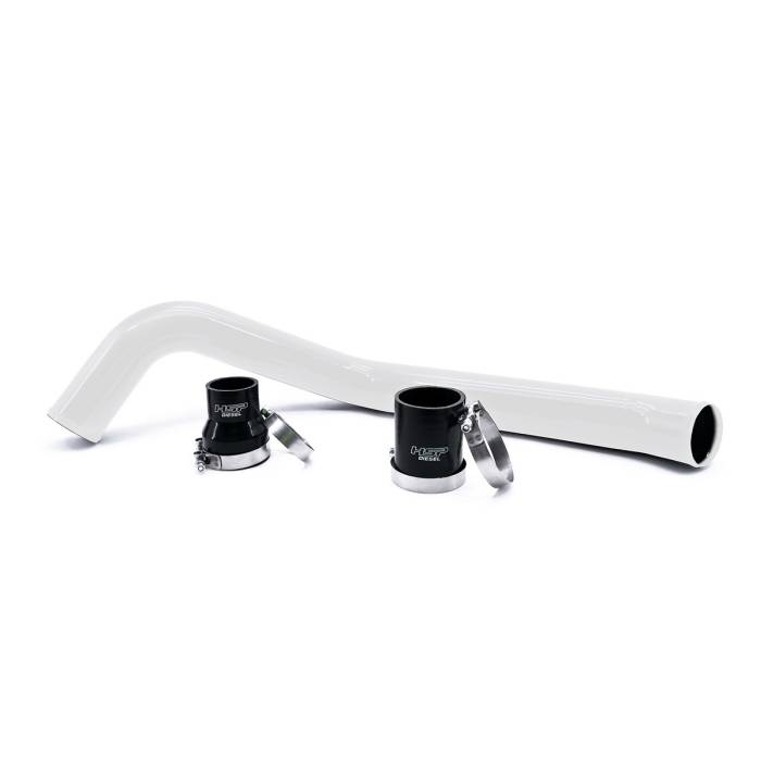 HSP Diesel - HSP 2001-2010 Chevrolet / GMC Hot Side Intercooler Tube Polar White